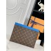 Louis Vuitton Pochette Voyage MM in Monogram Macassar Canvas M82856 Louis Vuitton Pochette Voyage MM in Monogram Macassar Canvas M82856