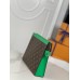 Louis Vuitton Pochette Voyage MM in Monogram Macassar Canvas M82854 Louis Vuitton Pochette Voyage MM in Monogram Macassar Canvas M82854