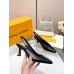 Louis Vuitton Sparkle Slingback Pumps 65mm in Black Leather