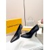 Louis Vuitton Sparkle Pumps 95mm in Black Leather