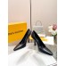 Louis Vuitton Sparkle Pumps 95mm in Black Leather