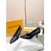 Louis Vuitton Sparkle Pumps 65mm in Black Leather