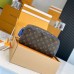 Louis Vuitton Dopp Kit Toilet Pouch in Monogram Macassar Canvas M46763 Louis Vuitton Dopp Kit Toilet Pouch in Monogram Macassar Canvas M46763