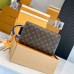 Louis Vuitton Dopp Kit Toilet Pouch in Monogram Macassar Canvas M46763 Louis Vuitton Dopp Kit Toilet Pouch in Monogram Macassar Canvas M46763