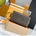 Louis Vuitton Dopp Kit Toilet Pouch in Monogram Macassar Canvas M46764 Louis Vuitton Dopp Kit Toilet Pouch in Monogram Macassar Canvas M46764