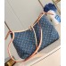 Louis Vuitton CarryAll MM Bag In Monogram Denim M46855 Louis Vuitton CarryAll MM Bag In Monogram Denim M46855