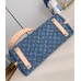 Louis Vuitton CarryAll MM Bag In Monogram Denim M46855 Louis Vuitton CarryAll MM Bag In Monogram Denim M46855