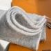 Louis Vuitton Grey Reykjavik Scarf M71126 Louis Vuitton Grey Reykjavik Scarf M71126