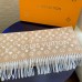 Louis Vuitton Beige Game On Scarf M76900 Louis Vuitton Beige Game On Scarf M76900