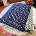 Louis Vuitton Blue Game On Scarf M77640 Louis Vuitton Blue Game On Scarf M77640