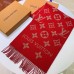 Louis Vuitton LV Essential Scarf In Red Wool M79502 Louis Vuitton LV Essential Scarf In Red Wool M79502