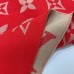Louis Vuitton LV Essential Scarf In Red Wool M79502 Louis Vuitton LV Essential Scarf In Red Wool M79502