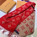 Louis Vuitton LV Essential Scarf In Red Wool M79502 Louis Vuitton LV Essential Scarf In Red Wool M79502