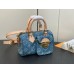 Louis Vuitton Nano Speedy Bag In Monogram Denim M82950 Louis Vuitton Nano Speedy Bag In Monogram Denim M82950