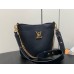 Louis Vuitton Lock and Walk Bag in Black Grained Leather M24006 Louis Vuitton Lock and Walk Bag in Black Grained Leather M24006