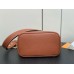 Louis Vuitton Lock and Walk Bag in Brown Grained Leather M24165 Louis Vuitton Lock and Walk Bag in Brown Grained Leather M24165