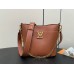Louis Vuitton Lock and Walk Bag in Brown Grained Leather M24165 Louis Vuitton Lock and Walk Bag in Brown Grained Leather M24165