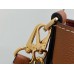 Louis Vuitton Lock and Walk Bag in Brown Grained Leather M24165 Louis Vuitton Lock and Walk Bag in Brown Grained Leather M24165