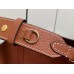 Louis Vuitton Lock and Walk Bag in Brown Grained Leather M24165 Louis Vuitton Lock and Walk Bag in Brown Grained Leather M24165