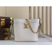 Louis Vuitton Lock and Walk Bag in White Grained Leather M24638 Louis Vuitton Lock and Walk Bag in White Grained Leather M24638