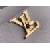 Louis Vuitton Lock and Walk Bag in White Grained Leather M24638 Louis Vuitton Lock and Walk Bag in White Grained Leather M24638