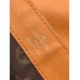 Louis Vuitton Dauphine Soft MM Bag in Orange Calfskin M25048 Louis Vuitton Dauphine Soft MM Bag in Orange Calfskin M25048