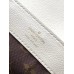 Louis Vuitton Dauphine Soft MM Bag in White Calfskin M25050 Louis Vuitton Dauphine Soft MM Bag in White Calfskin M25050