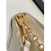 Louis Vuitton Dauphine Soft MM Bag in White Calfskin M25050 Louis Vuitton Dauphine Soft MM Bag in White Calfskin M25050