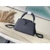 Louis Vuitton Capucines East-West Mini Bag in Black Leather M23955 Louis Vuitton Capucines East-West Mini Bag in Black Leather M23955