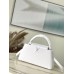 Louis Vuitton Capucines East-West MM Bag in White Leather M23948 Louis Vuitton Capucines East-West MM Bag in White Leather M23948