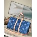 Louis Vuitton Keepall Bandouliere 45 Bag in Monogram Denim M24315 Louis Vuitton Keepall Bandouliere 45 Bag in Monogram Denim M24315