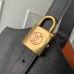 Louis Vuitton Low Key Hobo MM Bag in Black Leather M24856 Louis Vuitton Low Key Hobo MM Bag in Black Leather M24856