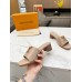 Louis Vuitton LV Capri Mules 45mm in Galet Leather Louis Vuitton LV Capri Mules 45mm in Galet Leather