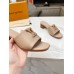Louis Vuitton LV Capri Mules 45mm in Galet Leather Louis Vuitton LV Capri Mules 45mm in Galet Leather