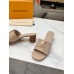 Louis Vuitton LV Capri Mules 45mm in Galet Leather Louis Vuitton LV Capri Mules 45mm in Galet Leather