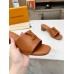 Louis Vuitton LV Capri Mules 45mm in Brown Leather Louis Vuitton LV Capri Mules 45mm in Brown Leather