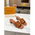Louis Vuitton LV Capri Mules 45mm in Brown Leather Louis Vuitton LV Capri Mules 45mm in Brown Leather