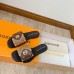 Louis Vuitton LV Frame Flat Mules in Monogram Reverse canvas Louis Vuitton LV Frame Flat Mules in Monogram Reverse canvas