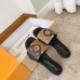 Louis Vuitton LV Frame Flat Mules in Monogram Reverse canvas Louis Vuitton LV Frame Flat Mules in Monogram Reverse canvas