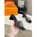 Louis Vuitton LV Frame Mules 45mm in Monogram Reverse Canvas