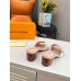 Louis Vuitton LV Frame Mules 45mm in Monogram Dune Canvas