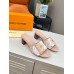 Louis Vuitton LV Frame Mules 45mm in Monogram Dune Canvas