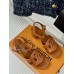 Louis Vuitton LV Isola Sandal 55mm in Brown Calfskin Louis Vuitton LV Isola Sandal 55mm in Brown Calfskin