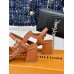 Louis Vuitton LV Isola Sandal 55mm in Brown Calfskin Louis Vuitton LV Isola Sandal 55mm in Brown Calfskin