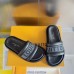 Louis Vuitton LV Bliss Comfort Mules in Black Canvas with Leather Louis Vuitton LV Bliss Comfort Mules in Black Canvas with Leather