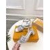 Louis Vuitton Shake Sandals 55mm in Silver Perforated Lambskin
