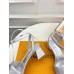Louis Vuitton Shake Sandals 55mm in Silver Perforated Lambskin