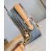Louis Vuitton Chess Messenger Bag in Damier Denim 3D Canvas N40706 Louis Vuitton Chess Messenger Bag in Damier Denim 3D Canvas N40706