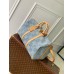 Louis Vuitton Keepall Bandouliere 50 Bag in Damier Denim 3D Canvas N40739 Louis Vuitton Keepall Bandouliere 50 Bag in Damier Denim 3D Canvas N40739