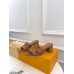 Louis Vuitton LV Isola Slides 45mm in Brown Calfskin Louis Vuitton LV Isola Slides 45mm in Brown Calfskin